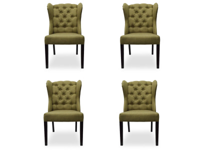 4x Design Upholstery Seat Chairs Chair See Suite Armchair Lounge Club Set